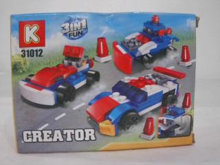 AUTOS CON PIEZAS DE LEGO CREATOR 3IN1