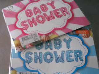 GLOBO BABY SHOWER X 10PCS NIÑO/NIÑA