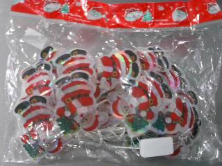 NAVIDEÑO/LUCES LED DISEÑO PAPA NOEL C/REGALO