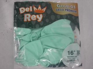 GLOBO DEL REY N° 16 VERDE CANDY X 12UNI
