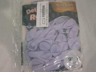 GLOBO DEL REY NRO 9 LILA CANDY X 25UNI