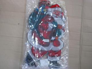 NAVIDEÑO/LUCES PAPANOEL CON BOLSO AMARILLO CALIDO