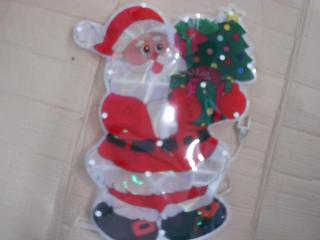 NAVIDEÑO/LUCES PAPANOEL CON REGALO MULTICOLOR