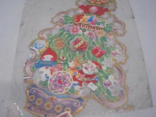 ADORNO ARBOLITO DE NAVIDAD CON RELIEVE