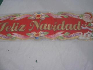 AFICHE PARA PUERTA GR FELIZ NAVIDAD