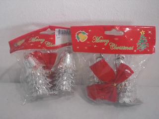 ADORNO NAVIDEÑO PARA ARBOLITO CAMPANAS X12
