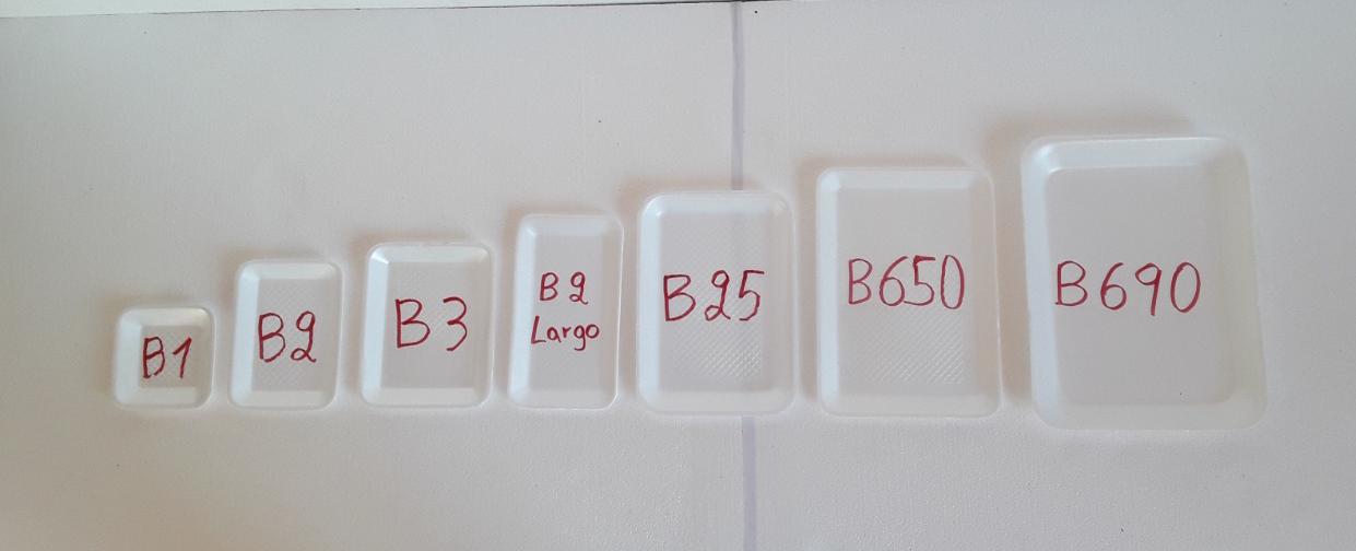 BANDEJA DE ISOPOR B2 ALARGADO/B15