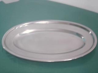 BANDEJA INOX OVALADO 30CM 054