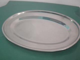 BANDEJA INOX OVALADO 35CM 055