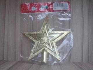 ADORNO NAVIDEÑO PUNTA PARA ARBOL/ESTRELLA