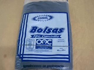BOLSA CAMISILLA 40X50 NEGRO