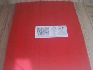 CARPETA SEMITRANS. PVC ROJO CON GOMA