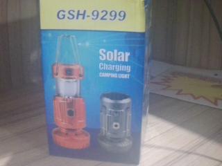 LAMPARA SOLAR RECARGABLE GSH-9299/21462