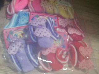 AGOGO COLORIDO CON MOÑO X 3PCS