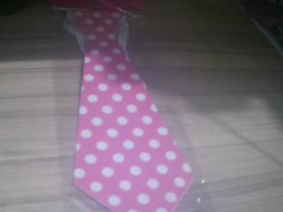 CORBATA A MOTAS CON GOMA X 6UNID.