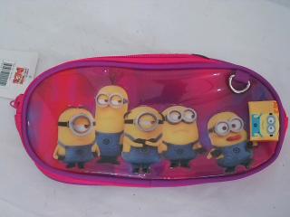 CARTUCHERA 2CIERRES MINIONS R