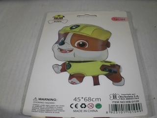 GLOBO 1PC 45X68CM RABBLE PAW PATROL