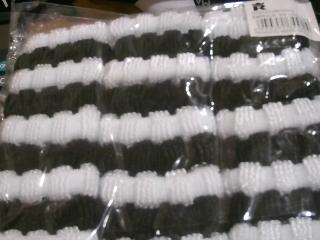 AGOGO BLANCO Y NEGRO X PAQ. (36UNID)