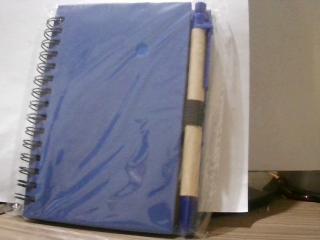 AGENDA CON BOLIGRAFO AZUL