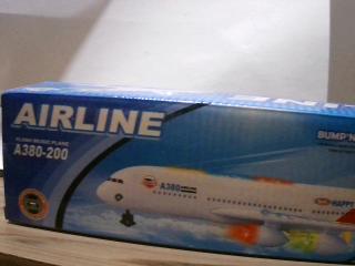 AVION  PILA CON LUCES A380-200 AIRLINE