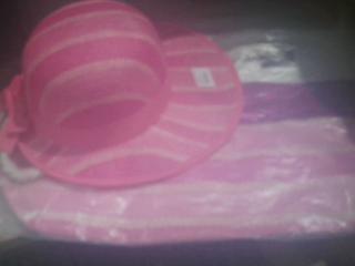 BOLSO CON SOMBRERO PARA PLAYA 44095
