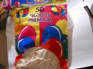 GLOBO BRILLOSO X 50 BLANCO KOTIKIDS 