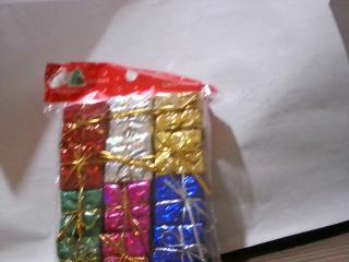 ADORNO NAVIDEÑO CAJITAS DE REGALO X12