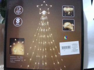 NAVIDEÑO/ LUCES CASCADA 213L FORMA ARBOLITO MC