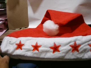 GORRO NAVIDEÑO PAPA NOEL CON LUZ 