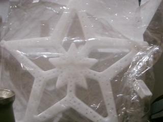 ADORNO NAVIDEÑO  LUZ ESTRELLA 30CM 