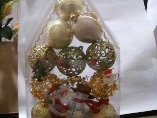ADORNO NAVIDEÑO X12 EN BLISTER CHR-153