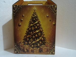 CAJA NAVIDEÑA 30X26 ARBOL AMAR CH 31010