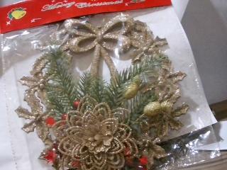 ADORNO NAVIDEÑO CORONA 18CM CHR-364
