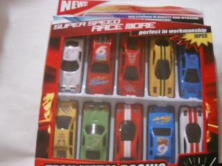 AUTO COLECCION 10PCS SUPER SPEED