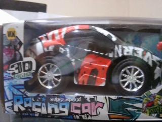 AUTO CON CONTROL CON DISEÑO RACING CAR 3D