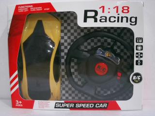 AUTO A CONTROL CON VOLANTE RACING 1:18