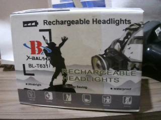 LINTERNA LED P/CABEZA RECARGABLE 