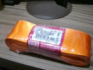 CINTA BEBE NRO 9 38MMX10M NARANJA 