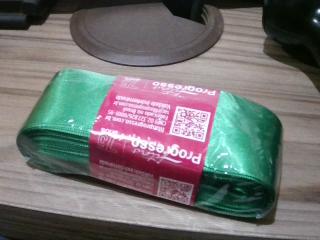 CINTA BEBE NRO 9 38MMX10M VERDE OSCURO