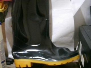 BOTA DE GOMA CAÑO LARGO PLANTILLA AMAR