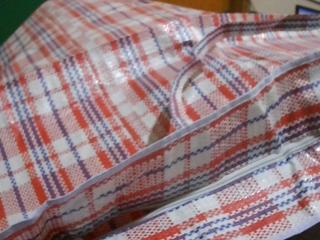 BOLSO CON CIERRE CUADRILLE 70X70CM GRANDE 