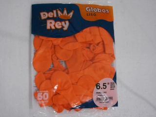 GLOBO DEL REY 6.5LTS NARANJA X 50 UNID.