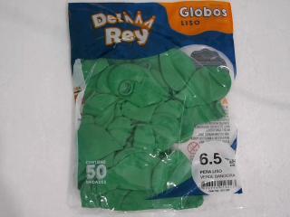 GLOBO DEL REY 6.5LTS VERDE X 50 UNID.