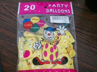 GLOBO A MOTAS AMARILLO X 20PCS