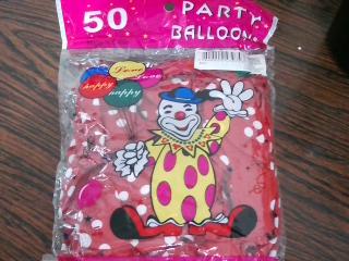 GLOBO A MOTAS ROJO X 50PCS