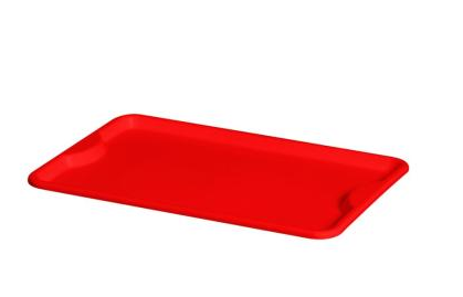 BANDEJA DE PLASTICO REF 506 48X33CM GR