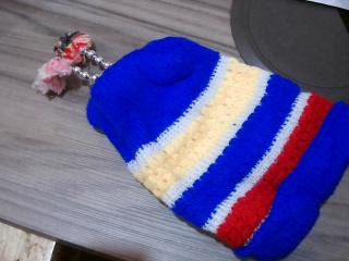 GORRA DE LANA COLORIDO RAYAS PARA BEBE 90235