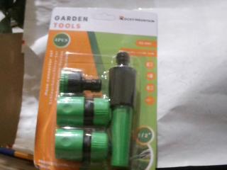 ACOPLE PARA MANGUERA X4 PCS GARDEN TOOLS