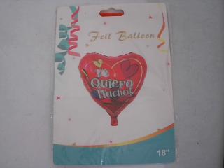 GLOBO CORAZON "TE QUIERO MUCHO"