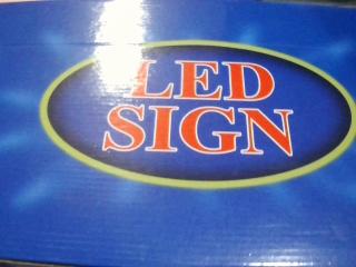 CARTEL LED ABIERTO 